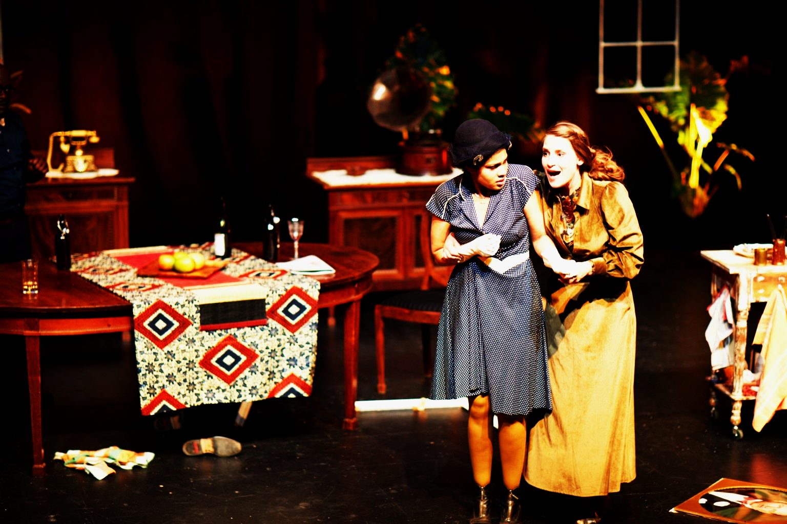 Production still — confrontation