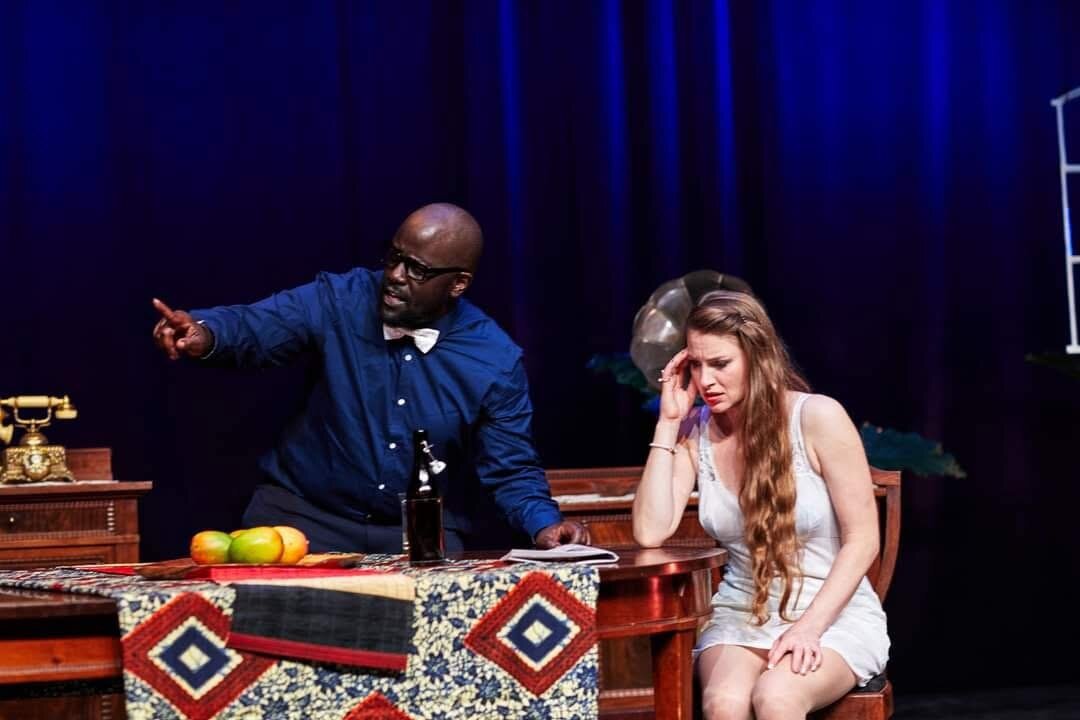 Production still — table scene